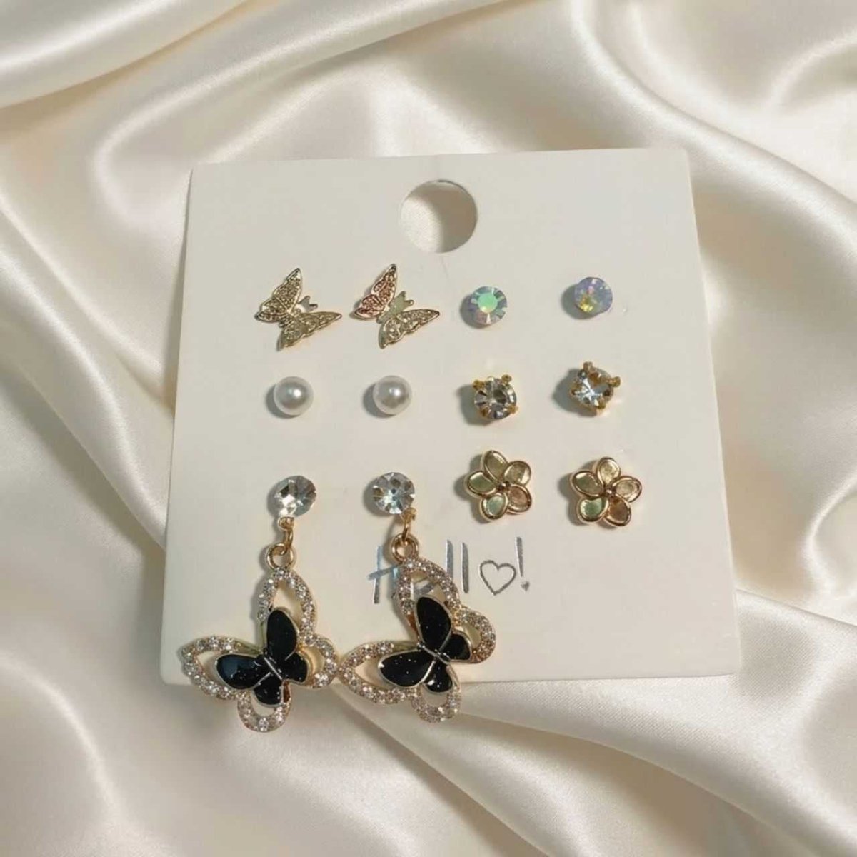Fashionista 6-Pair Earring Set - Flowers to Nepal - FTN