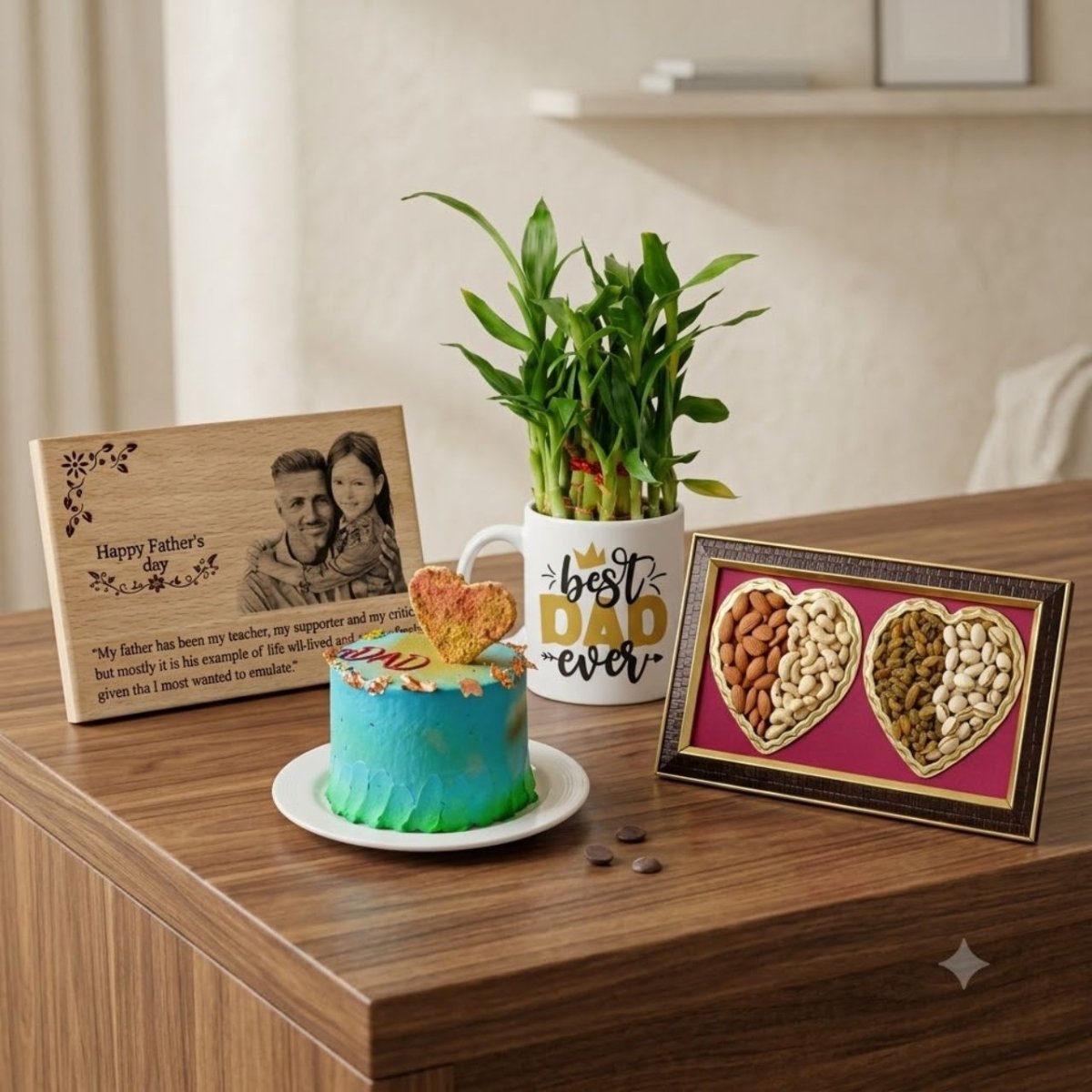 Father’s Day Cake & Keepsake Hamper - Flowers to Nepal - FTN