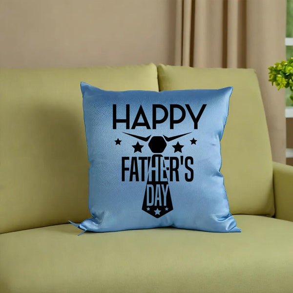 Father's Day Cushion - Sky Blue - Flowers to Nepal - FTN