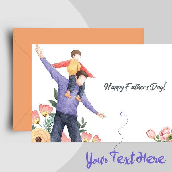 Father's Day Greeting Card - Flowers to Nepal - FTN