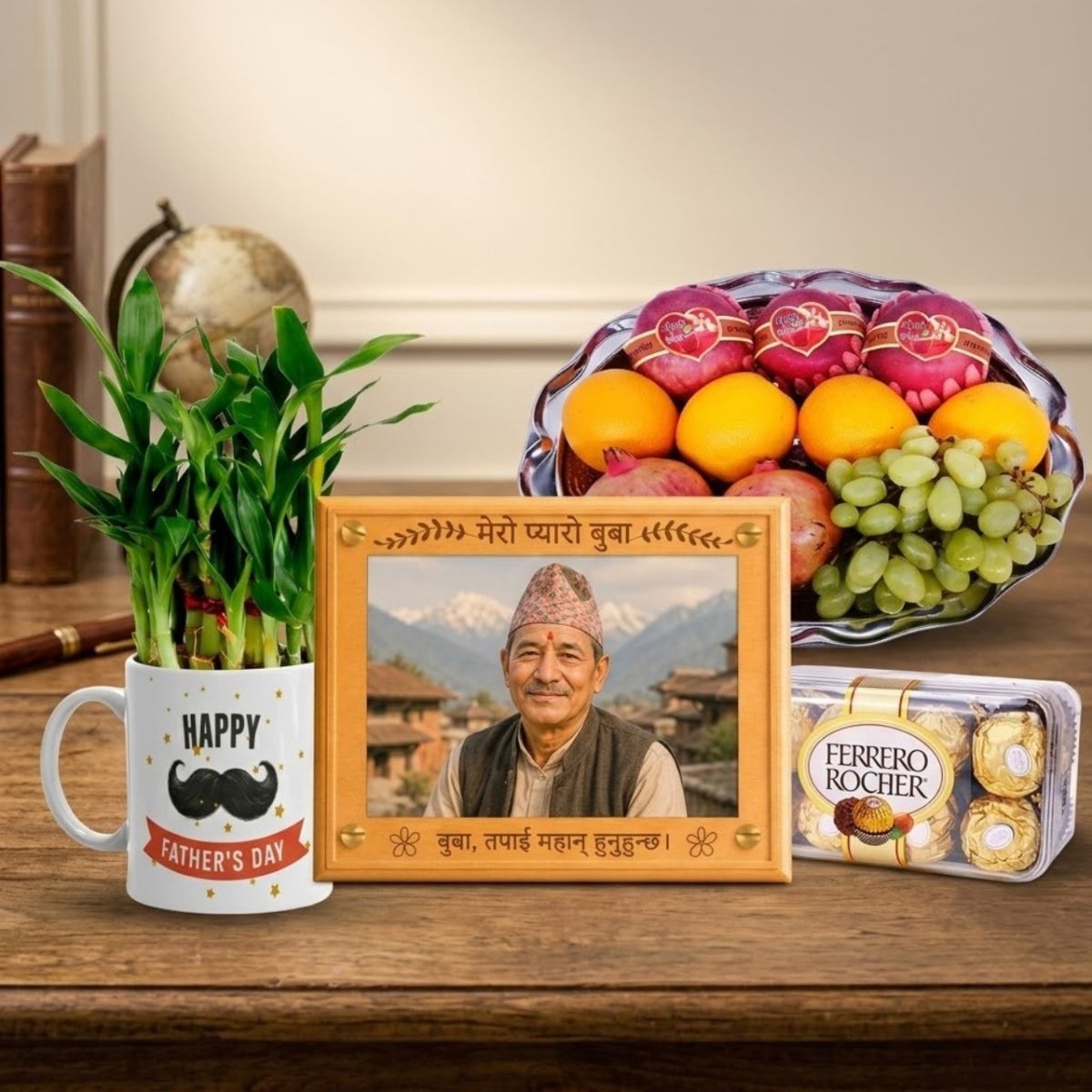 Father’s Day Healthy & Personalized Hamper - Flowers to Nepal - FTN