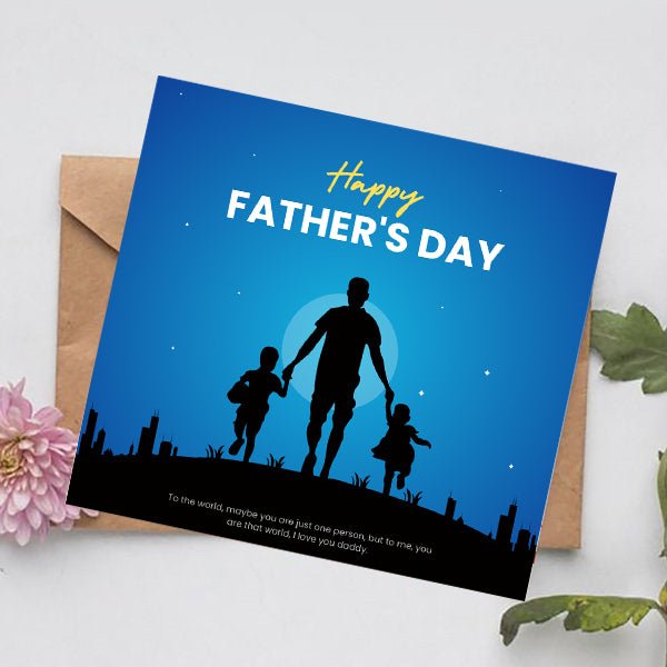 Father's Day Wishing Card - Flowers to Nepal - FTN