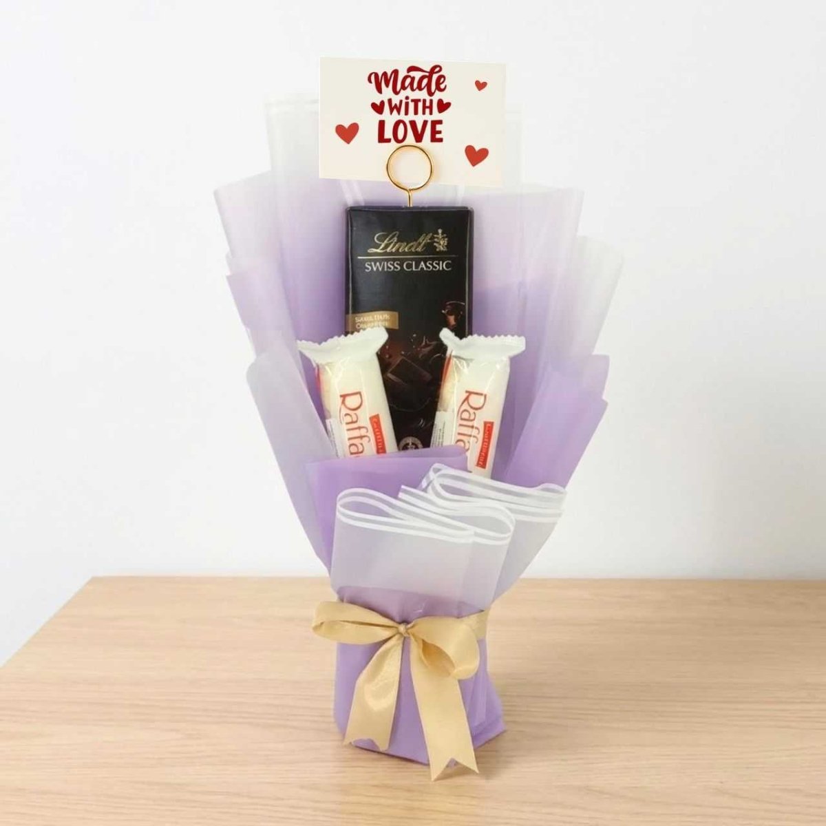 Ferrero Raffaello & Lindt Bouquet Set - Flowers to Nepal - FTN