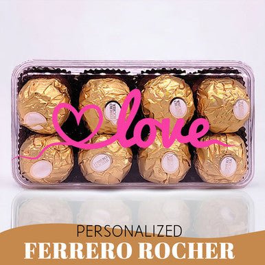 Ferrero Rocher Love Printed Chocolate Box - Flowers to Nepal - FTN