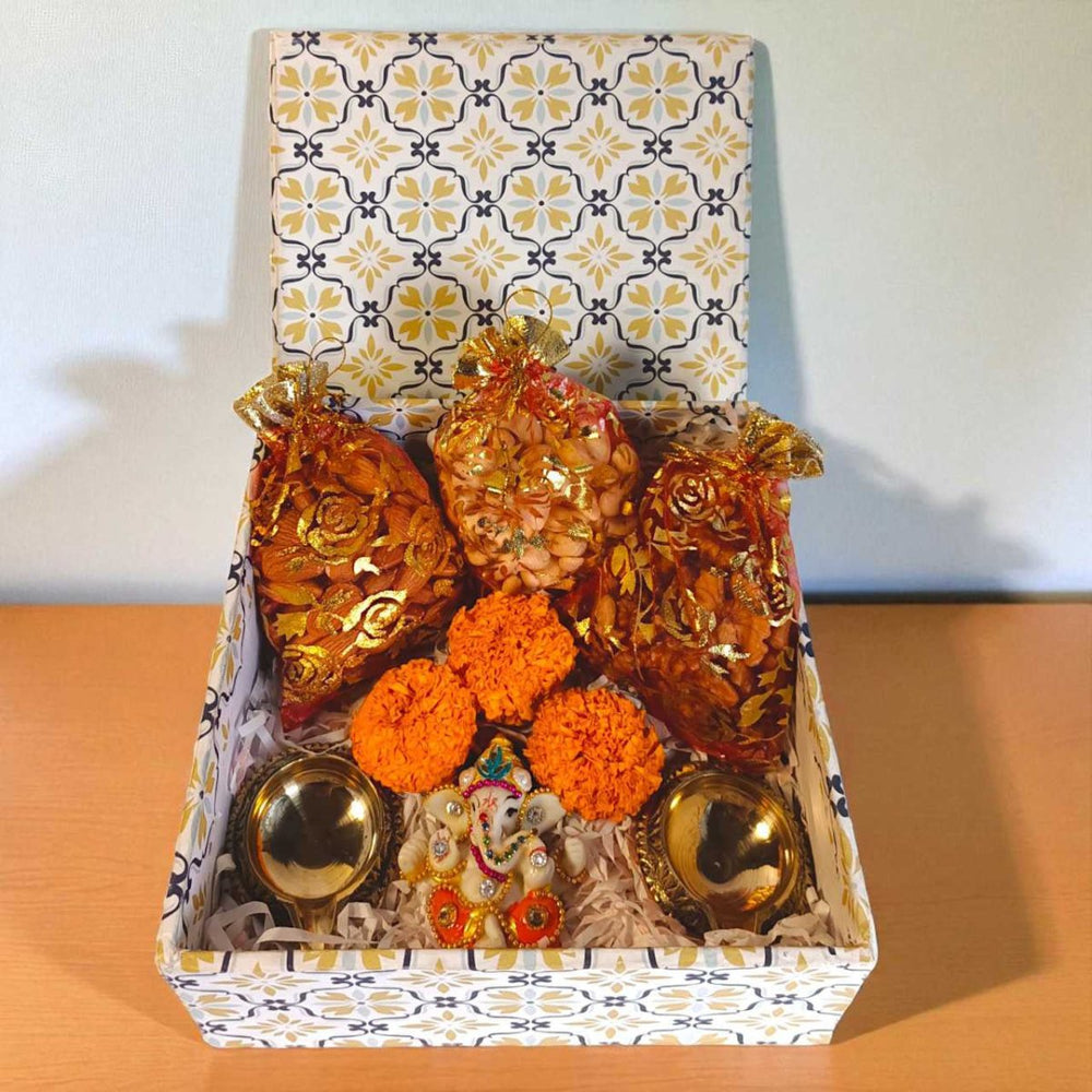 Festival Harmony Combo With Diyo & Dry Nuts - Flowers to Nepal - FTN