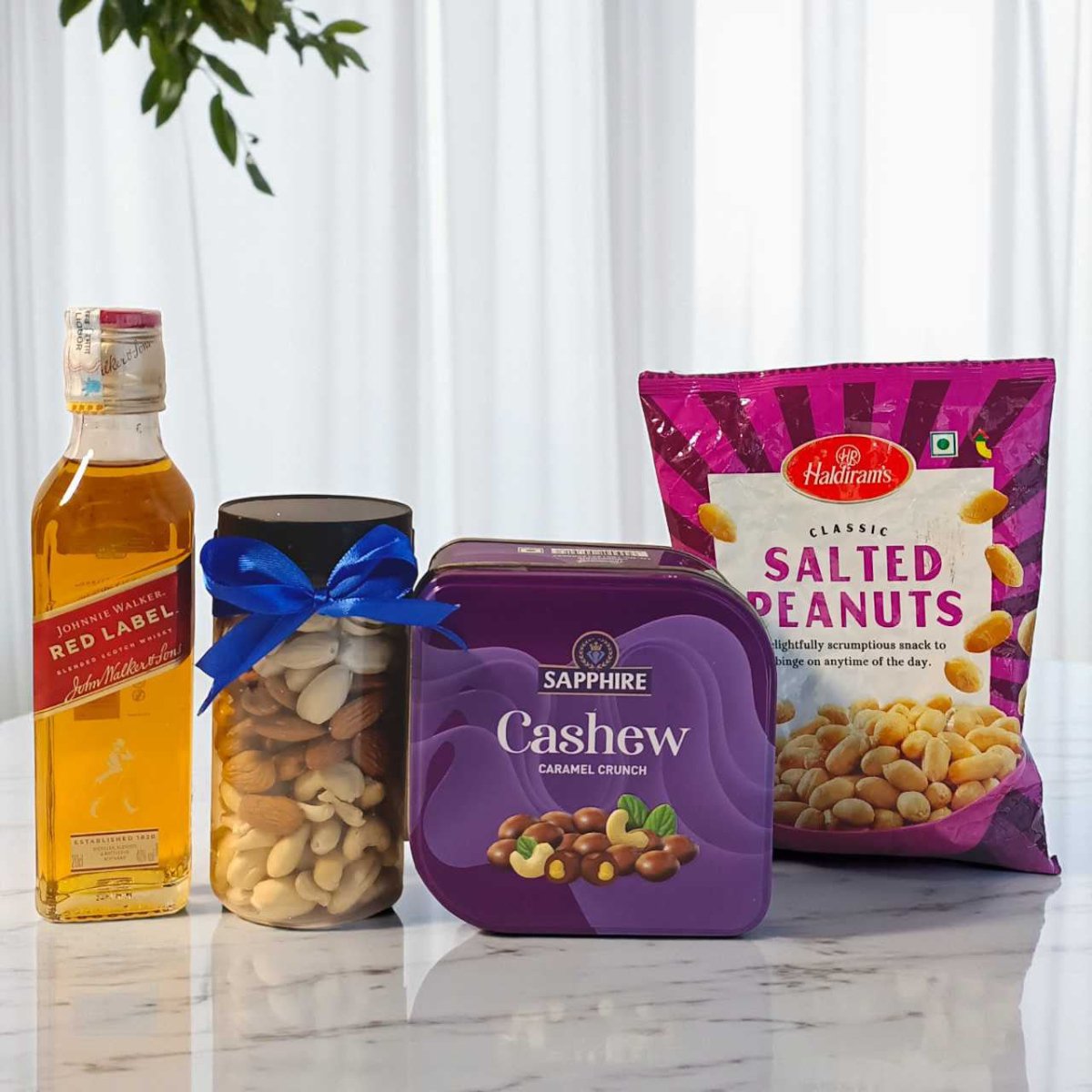 Festive Whisky & Nuts Delight - Flowers to Nepal - FTN