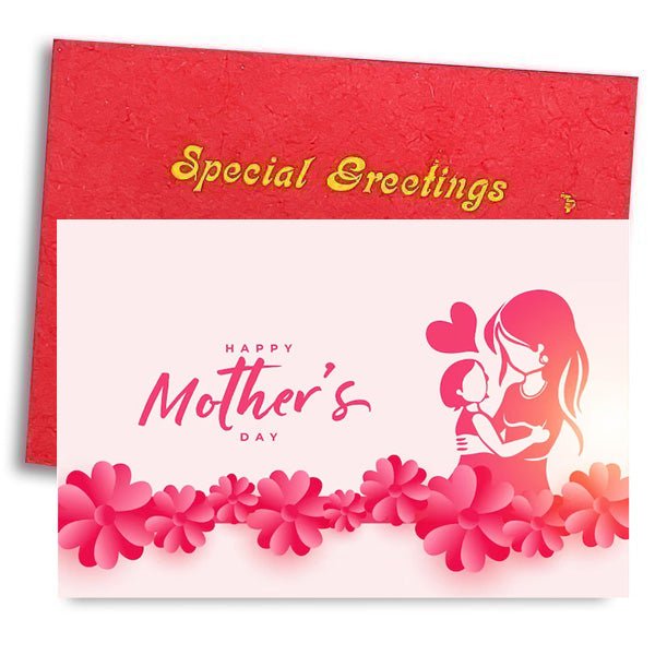 Floral Mother’s Day Greeting Card - Flowers to Nepal - FTN
