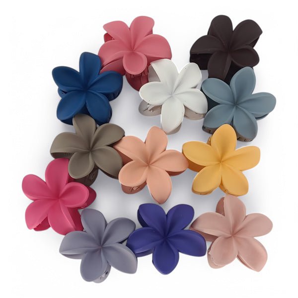 Flower Design Hair Clip - Color May Vary (Medium) - Flowers to Nepal - FTN