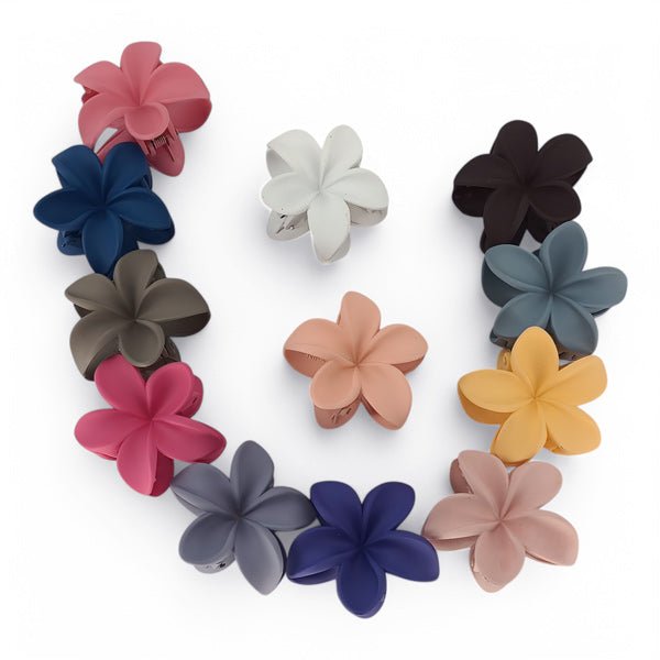 Flower Design Hair Clip - Color May Vary (Medium) - Flowers to Nepal - FTN