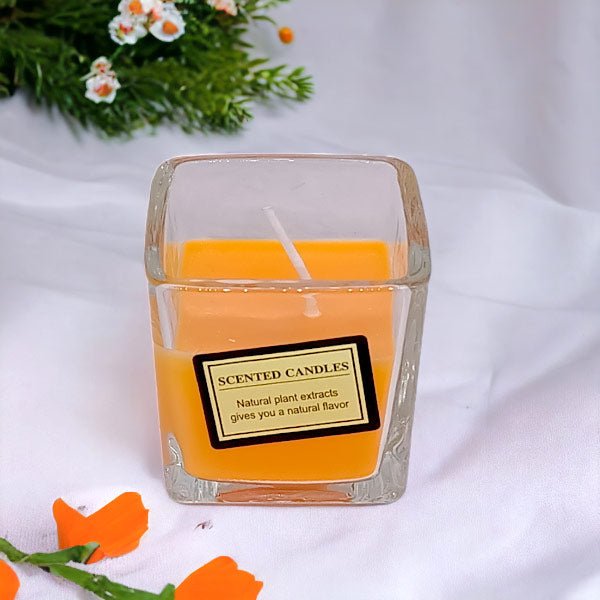 Fragrant Orange Scented Candle - Flowers to Nepal - FTN