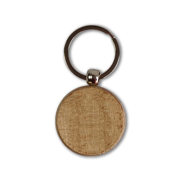 Free Engraving Wood Keyring with Your Name (Double Side Print) - Flowers to Nepal - FTN