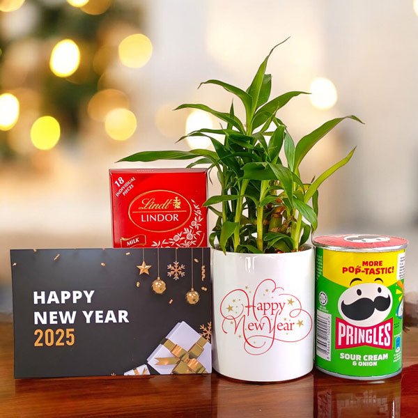 Fresh Start New Year Hamper - Flowers to Nepal - FTN