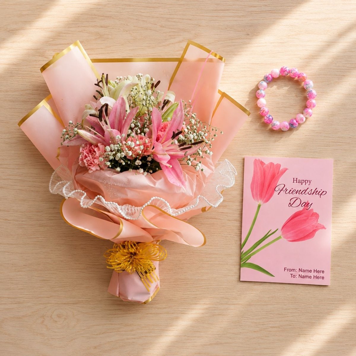 Friendship Bloom Gift Set - Flowers to Nepal - FTN
