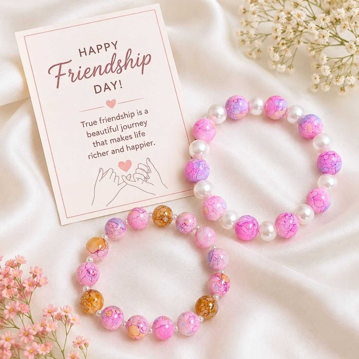Friendship Bracelet Gift Set - Flowers to Nepal - FTN