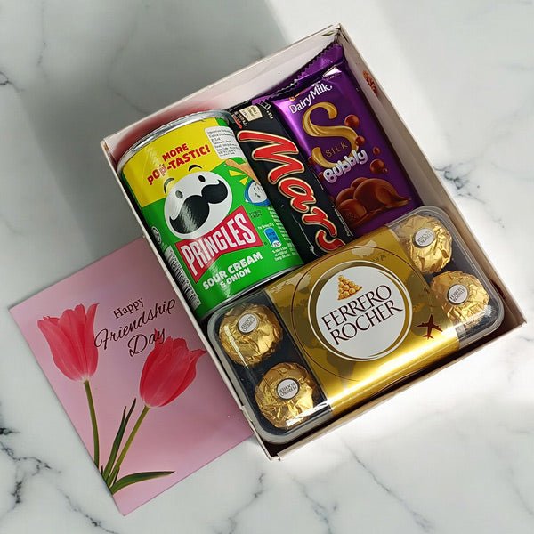 Friendship Day Sweet and Snack Gift Box - Flowers to Nepal - FTN