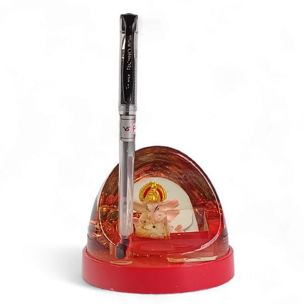 Ganesha Dome Shaped Paper Weight With Pen Holder - Flowers to Nepal - FTN