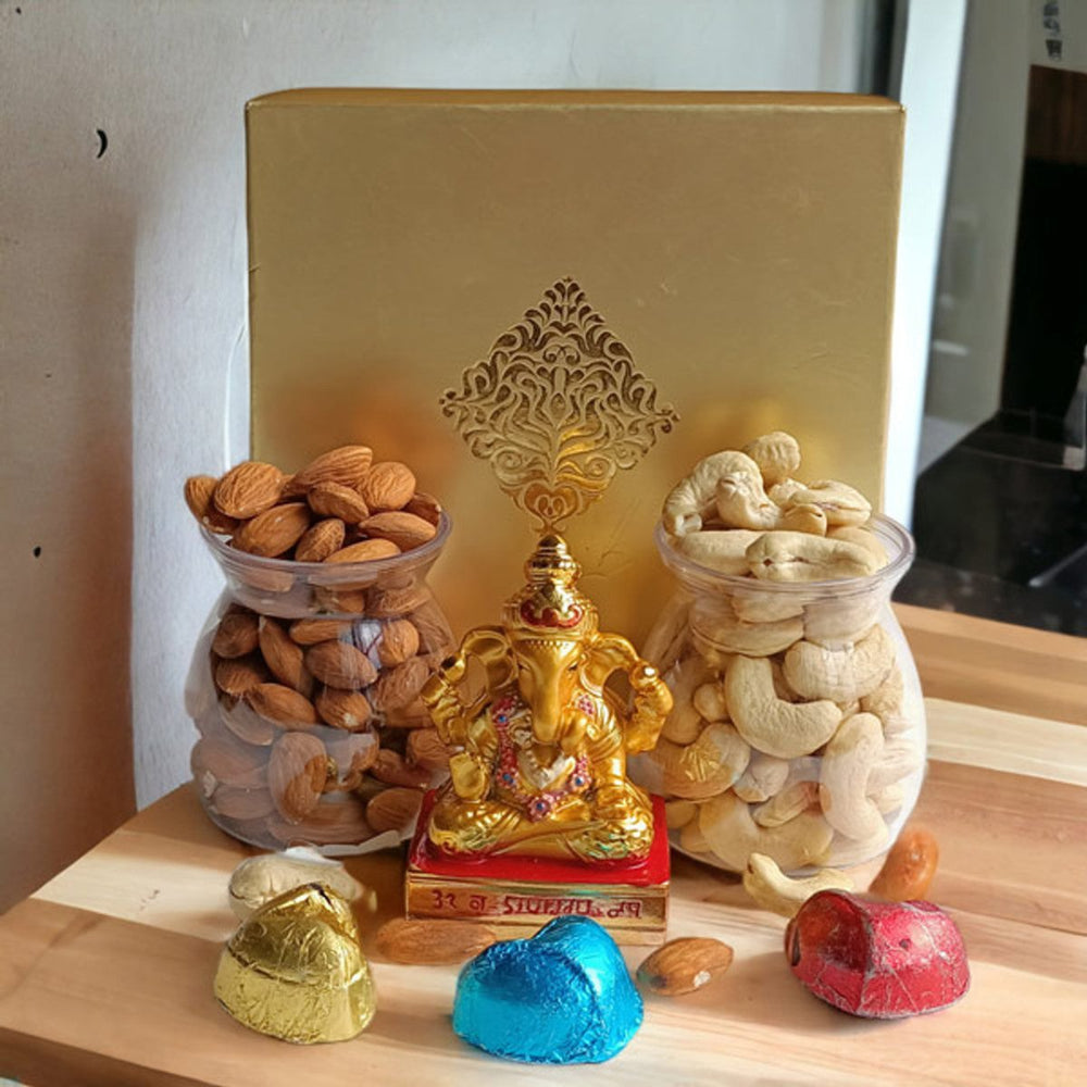 Ganesha Nuts & Chocolates for Dashain - Flowers to Nepal - FTN