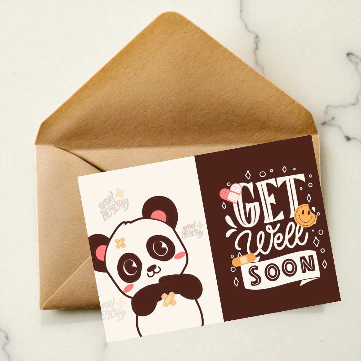 Get Well Soon Greeting Card - Flowers to Nepal - FTN