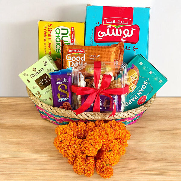 Tihar Food Hamper with Mala & Masala Set