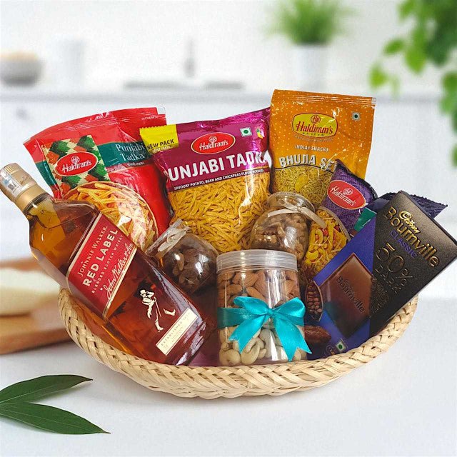 Gourmet Indulgence Whisky Hamper - Flowers to Nepal - FTN