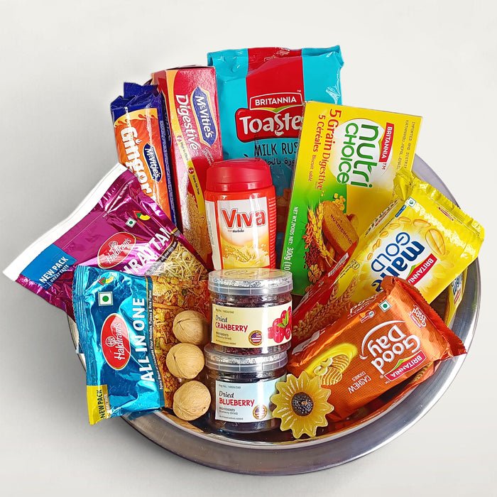 Gourmet Snack Bowl Hamper - Flowers to Nepal - FTN