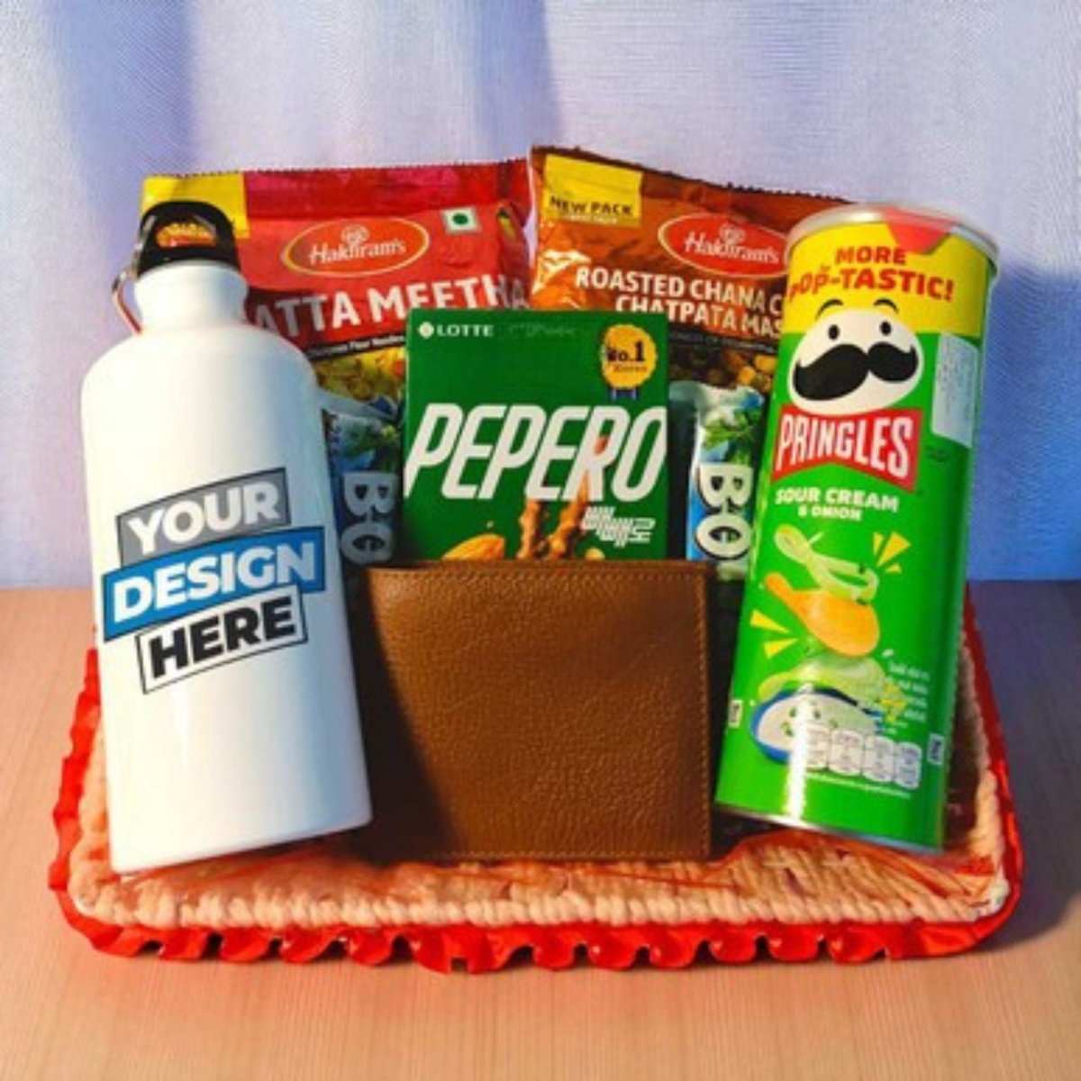 Gourmet Treats with Stylish Wallet Combo for Him - Flowers to Nepal - FTN