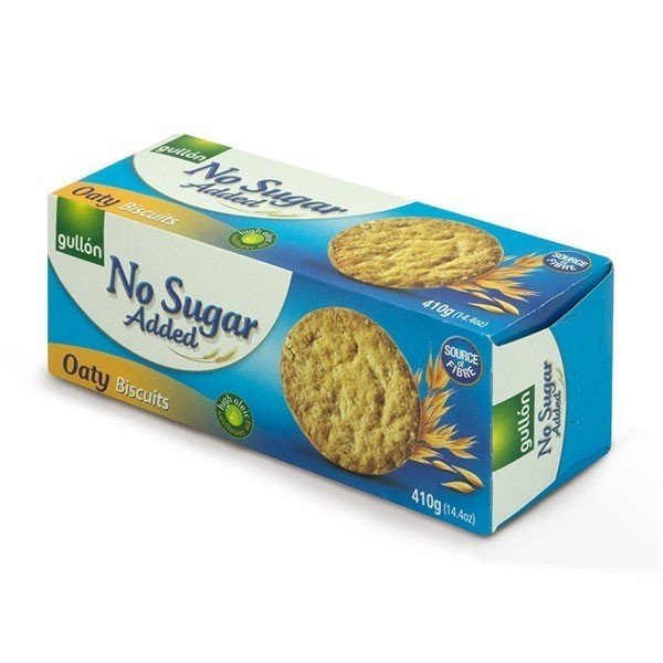 Gullon No Sugar Added Oaty Biscuits 410 g - Flowers to Nepal - FTN