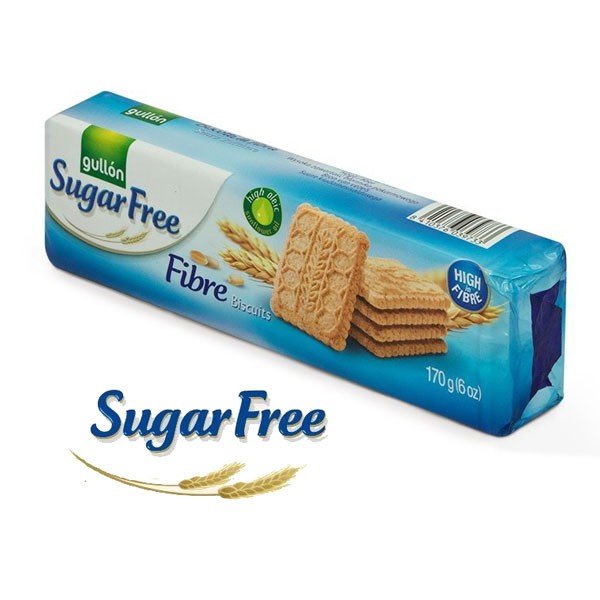 Gullon Sugar Free Fiber Biscuits 170 g - Flowers to Nepal - FTN