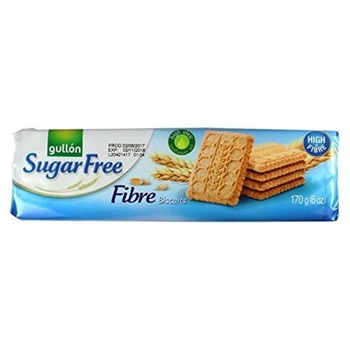 Gullon Sugar Free Fiber Biscuits 170 g - Flowers to Nepal - FTN