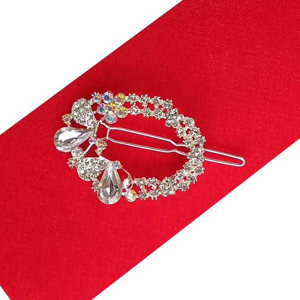 Hair Pin Embellished with Stones and Gems - Flowers to Nepal - FTN