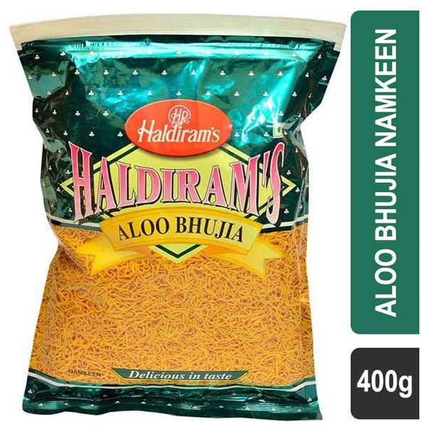 Haldiram’s Crispy Aloo Bhujia Namkeen – 400g - Flowers to Nepal - FTN