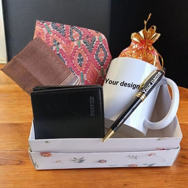 Hamper For Him (wallet, pen, mug) - Flowers to Nepal - FTN