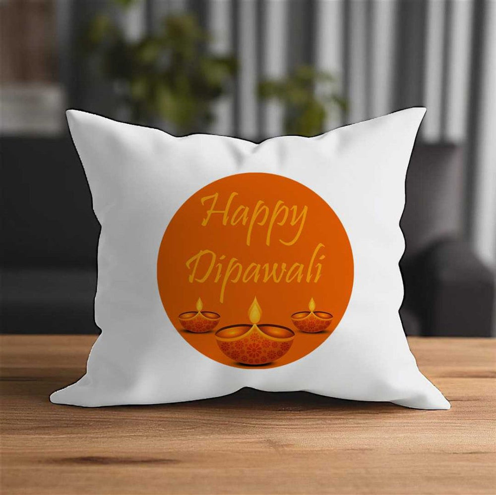 'Happy Dipawali' Cushion - Flowers to Nepal - FTN
