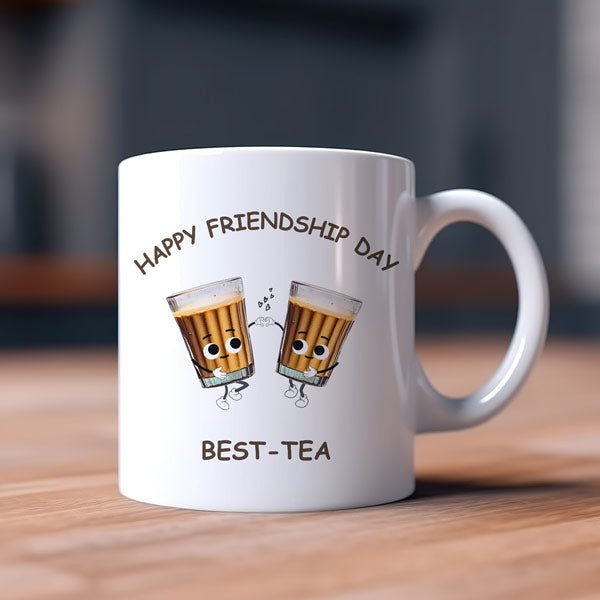 Happy Friendship Day Ceramic Mug - Flowers to Nepal - FTN