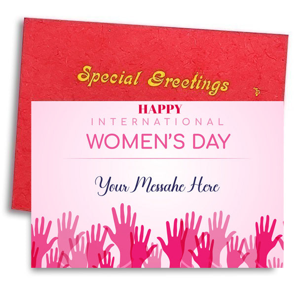 Women's Day personalized Greeting Card