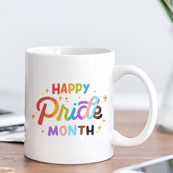 'Happy Pride Month' Ceramic Mug - Flowers to Nepal - FTN