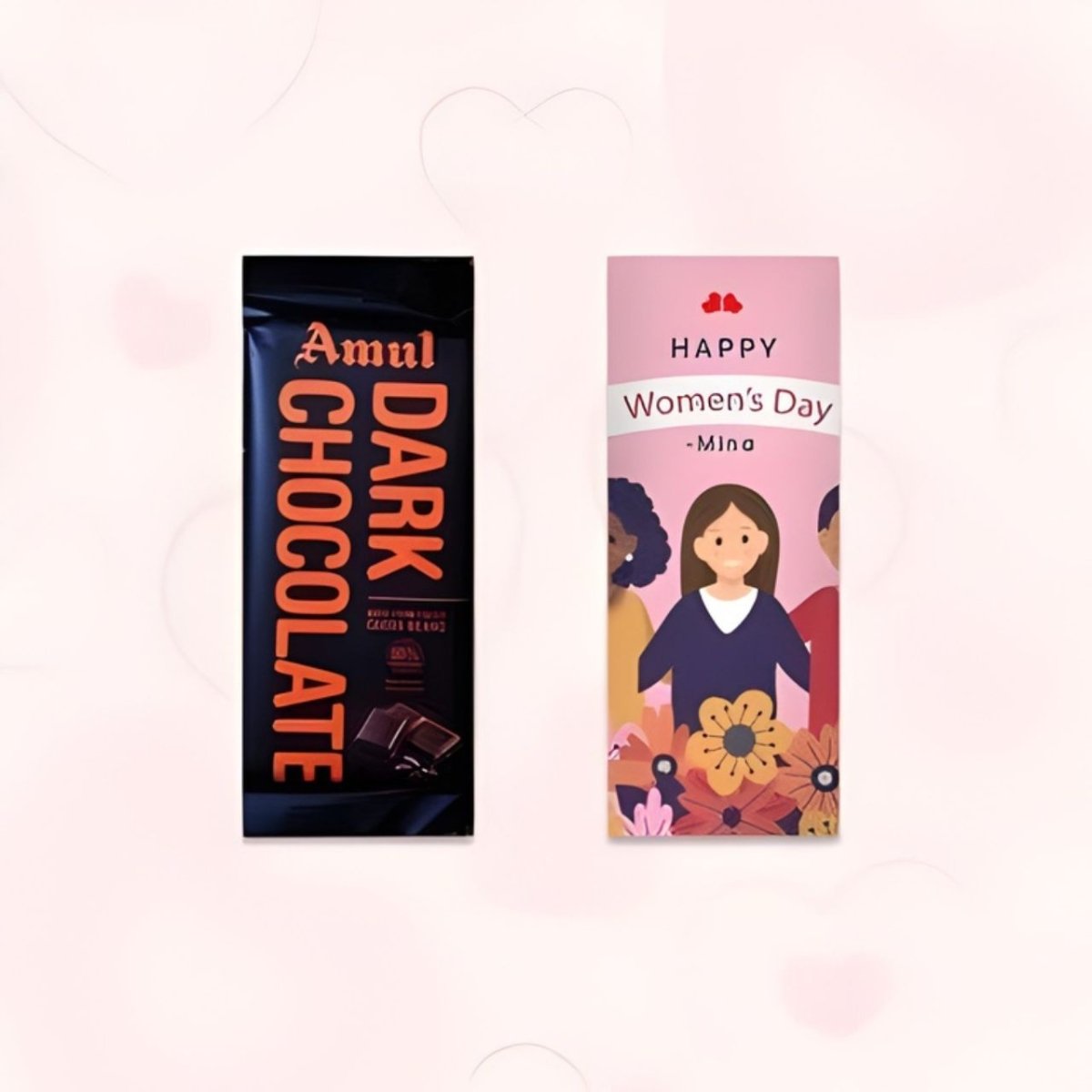 Happy Women’s Day Amul 35g Chocolate - Flowers to Nepal - FTN