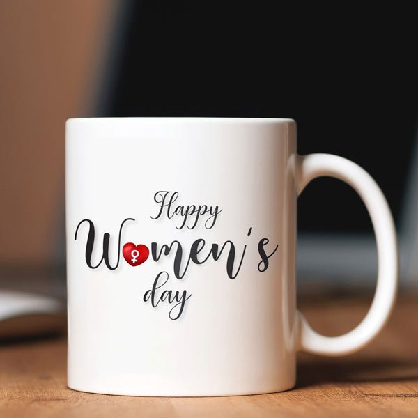 Happy Women's Day Ceramic Mug - Flowers to Nepal - FTN