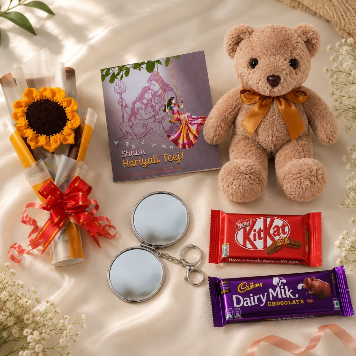 Hariyali Teej Celebration Gift Set - Flowers to Nepal - FTN