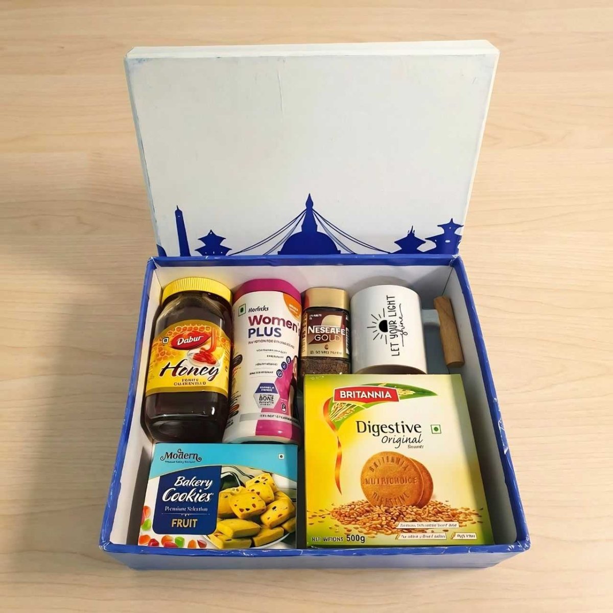 Healthy Lifestyle Gift Box with Coffee & Honey - Flowers to Nepal - FTN