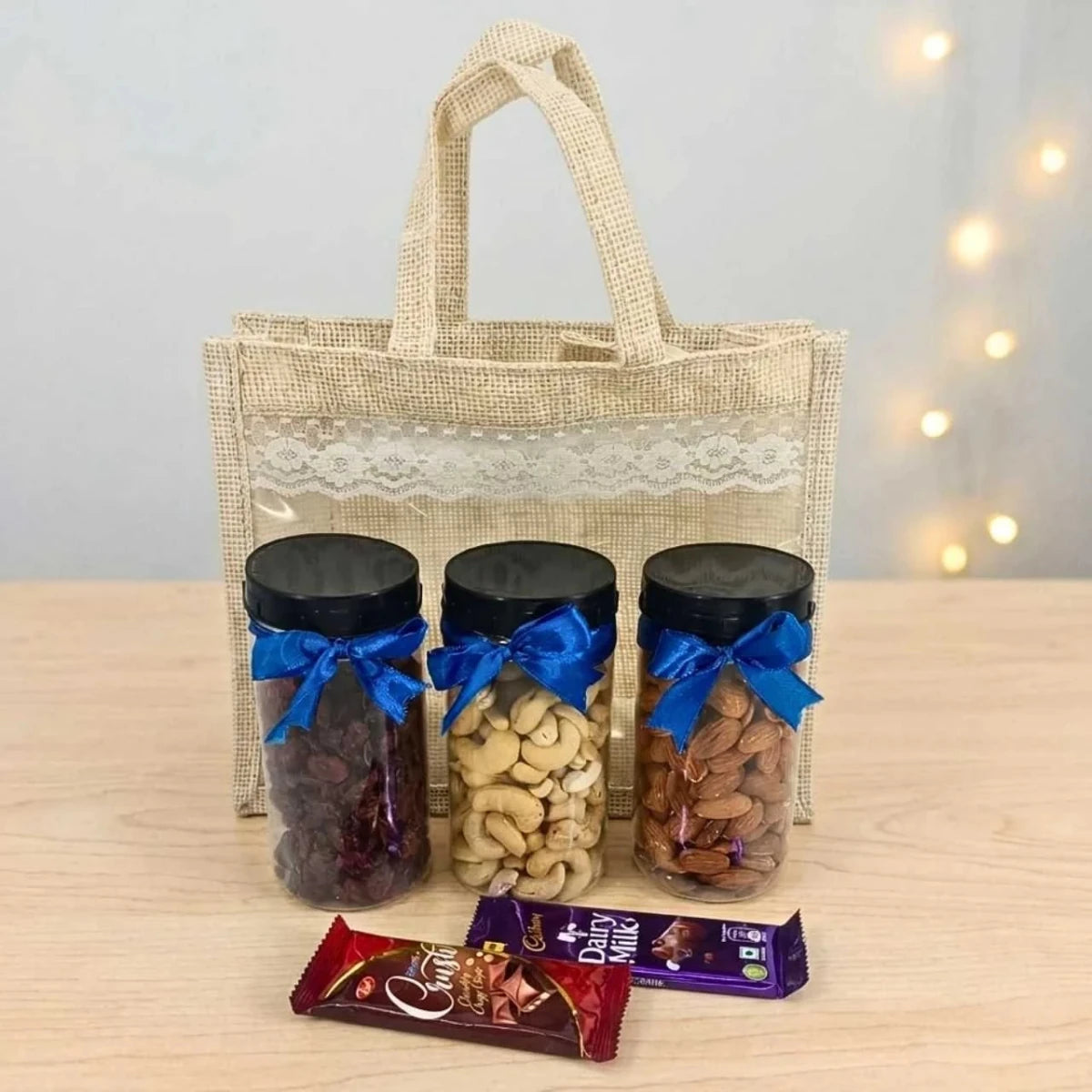 Healthy Nuts & Chocolate Gift Set - Flowers to Nepal - FTN