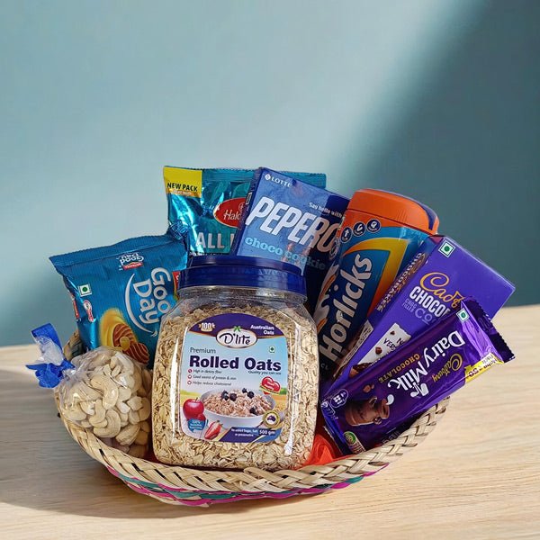 Healthy Treats Basket - Flowers to Nepal - FTN