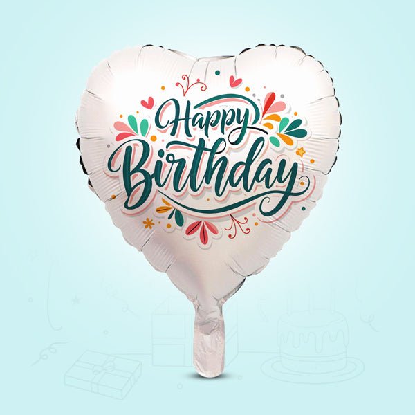 Heart Shape Birthday Balloon - Flowers to Nepal - FTN