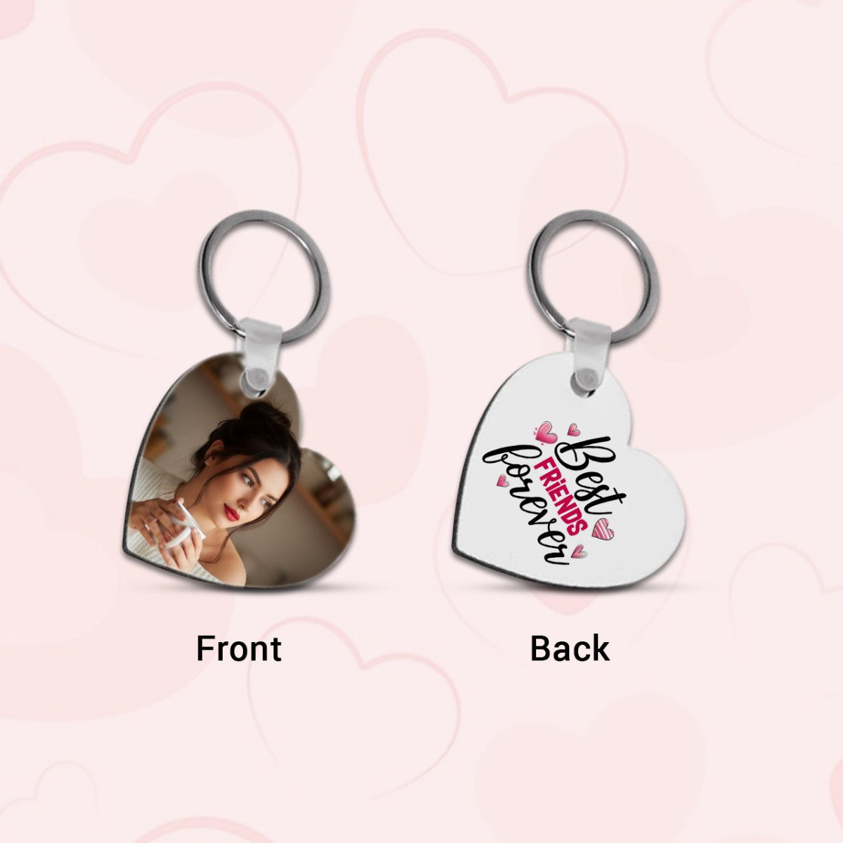 Heart-Shaped Best Friend Keychain - Flowers to Nepal - FTN