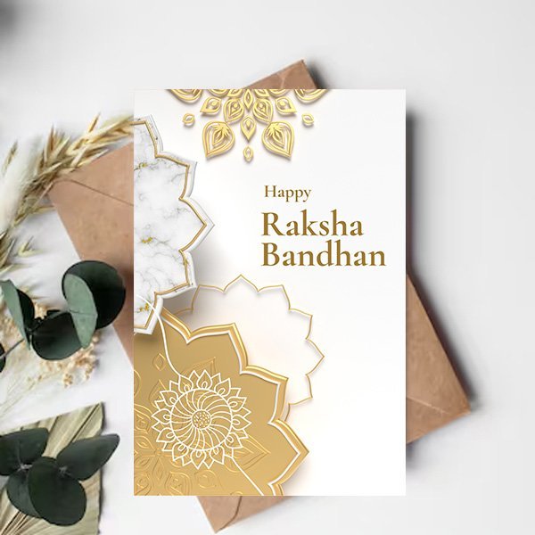 Heartfelt Greeting Card for Raksha Bandhan - Flowers to Nepal - FTN