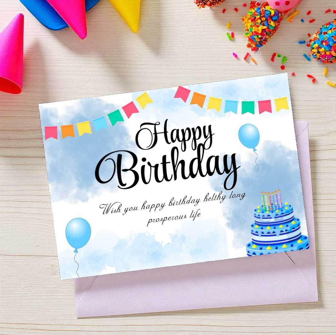 Heartfelt Happy Birthday Message Card - Flowers to Nepal - FTN