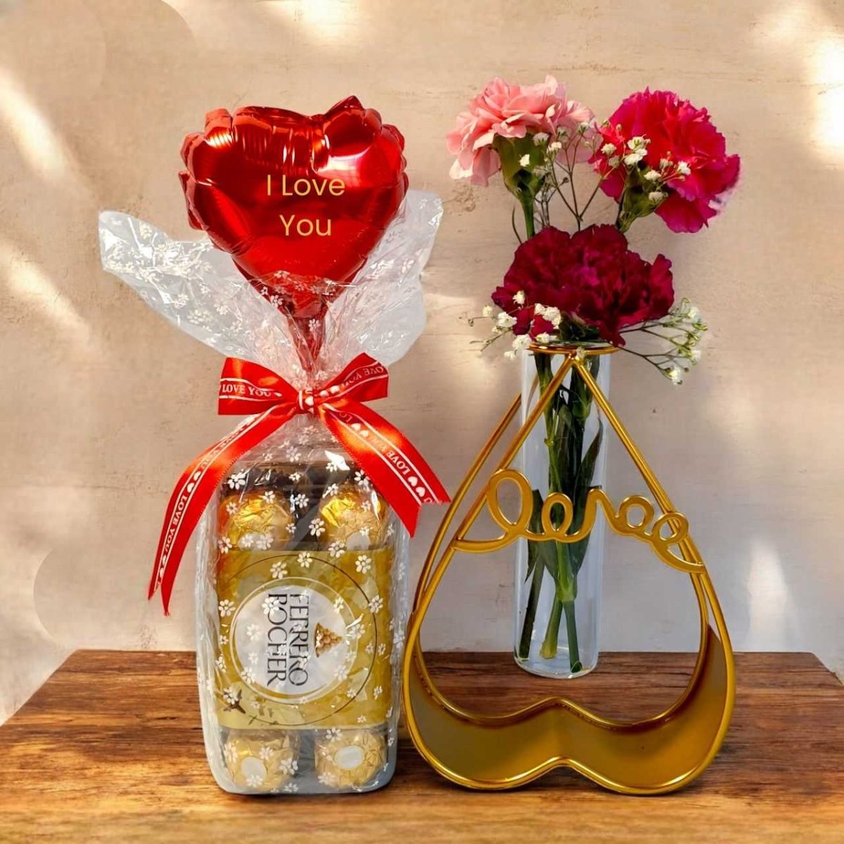 Heartfelt Love Floral Gift Set - Flowers to Nepal - FTN