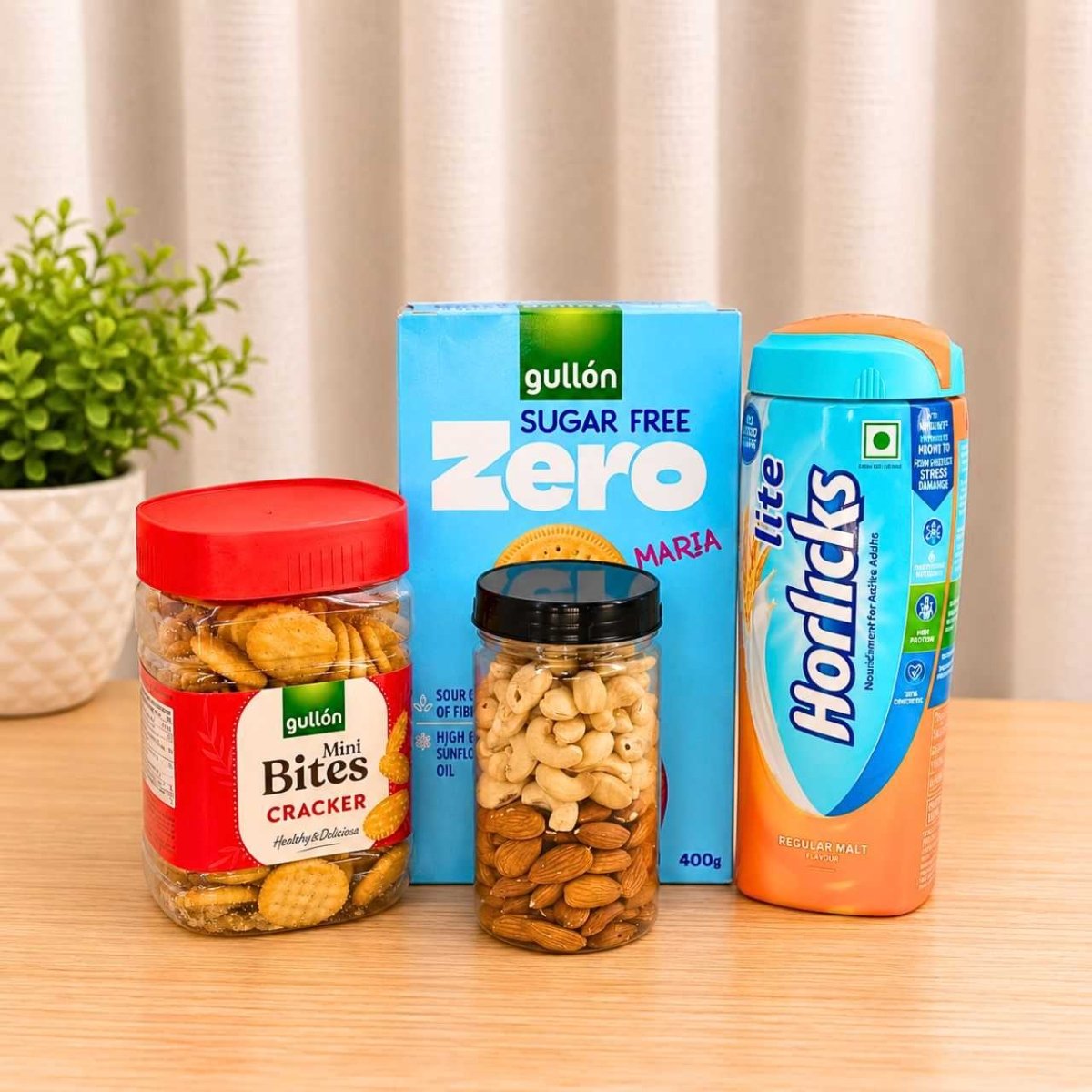 Horlicks, Dry Fruits & Snack Hamper - Flowers to Nepal - FTN