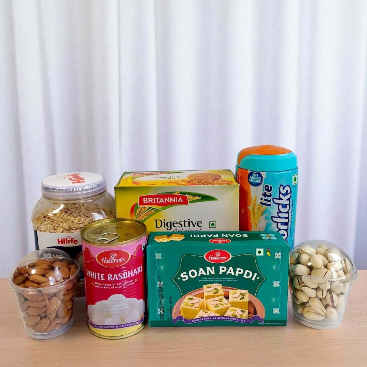 Horlicks & Traditional Mithai Festive Food Combo - Flowers to Nepal - FTN