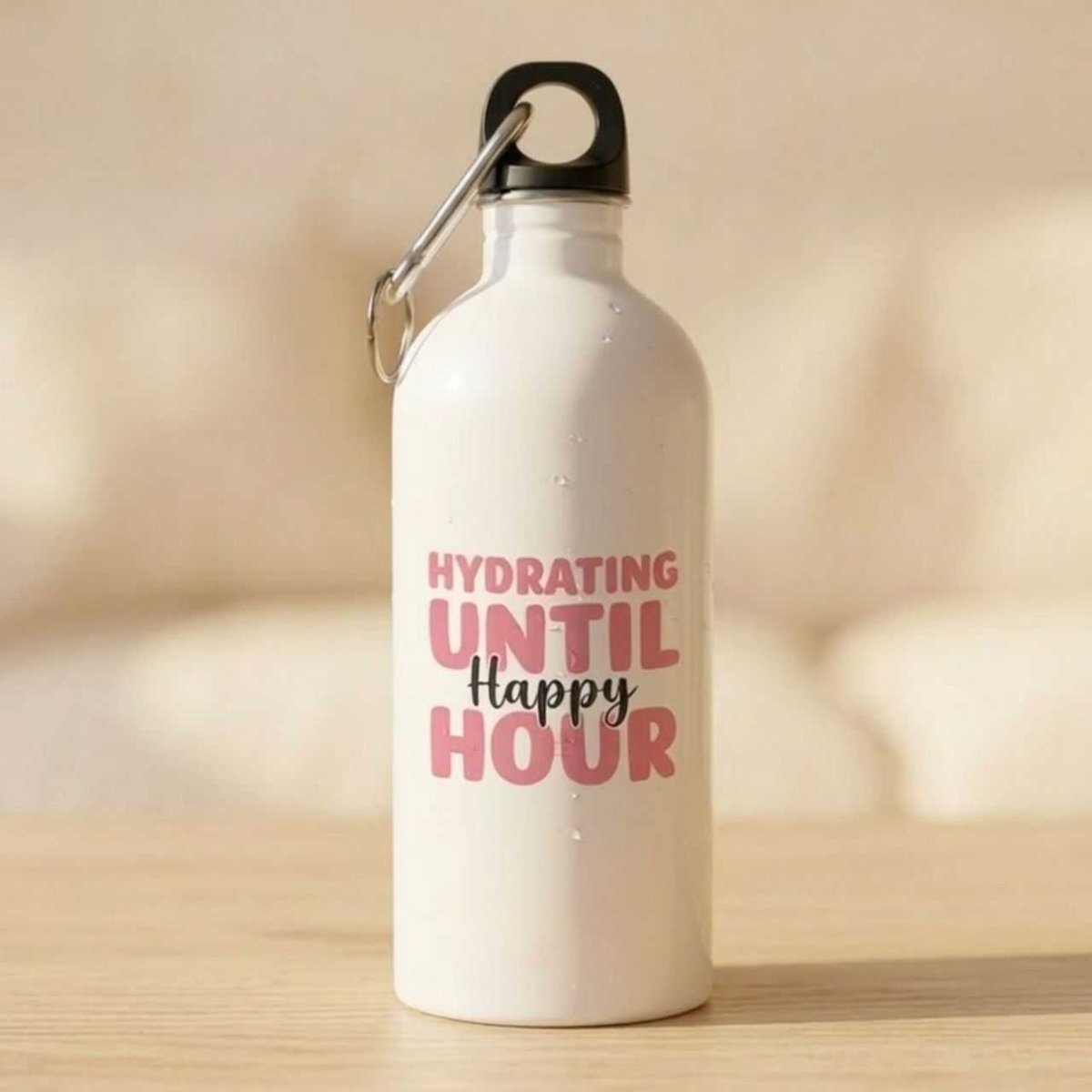 Hydrating Until Happy Hour" Printed Bottle - Flowers to Nepal - FTN